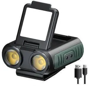 Ecocleanpath Rechargeable Headlamp with Motion Sensor, 1200 Lumens, 4 Modes, Waterproof for Camping & Running (Black) Ecocleanpath Rechargeable Headlamp with Motion Sensor, 1200 Lumens, 4 Modes, Waterproof for Camping & Running (Black)