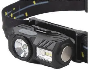 Ecocleanpath Rechargeable Motion Sensor LED Headlamp with Magnetic Base & Hat Clip - Super Bright Black Light