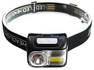 Ecocleanpath USB Rechargeable Long Range Headlamp, Ultra Bright LED Light for Running, Camping & Fishing, ABS Material