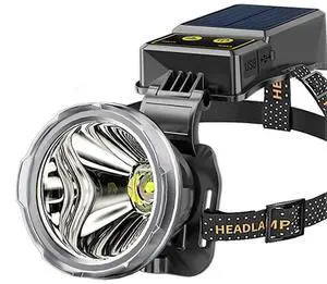 Ecocleanpath Solar/USB Rechargeable Headlamp, 1200 Lumens, 3000mAh Power Bank, Waterproof Motion-Sensor Light for Camping & Outdoor Ecocleanpath Solar/USB Rechargeable Headlamp, 1200 Lumens, 3000mAh Power Bank, Waterproof Motion-Sensor Light for Camping & Outdoor