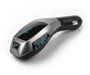 Ecocleanpath Bluetooth Car MP3 Player with FM Transmitter & Hands-Free Calling, Black