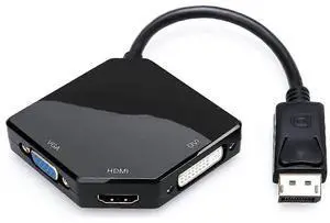 Ecocleanpath HDMI1212Y3 DisplayPort to HDMI Adapter, 1080p Full HD Audio Video Converter, Silver