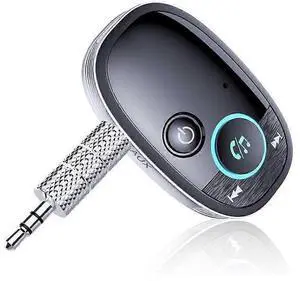 Ecocleanpath Bluetooth 5.0 Car Audio Adapter, Portable Aux Receiver for Home Stereo & Speakers (Black) Ecocleanpath Bluetooth 5.0 Car Audio Adapter, Portable Aux Receiver for Home Stereo & Speakers (Black)