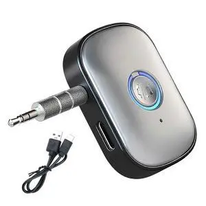 Ecocleanpath Bluetooth 5.3 Transmitter & Receiver 2-in-1, 3.5mm AUX Wireless Audio Adapter for TV, Car, HiFi, Headphones