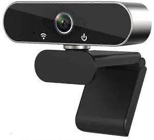 Ecocleanpath 1080P HD Webcam with Microphone, USB Streaming Camera for Laptop Video Calls & Conferencing (Black)