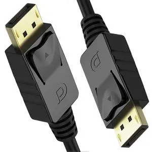 Ecocleanpath DisplayPort 1.2 Cable 1.5m, Gold-Plated 4K 3D Support, High-Speed DP Cable for PC/Monitor