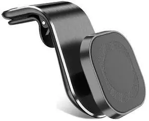 Ecocleanpath Magnetic Car Phone Mount with N52 Magnets, 360° Rotatable Air Vent Holder, Universal Stand (Black)