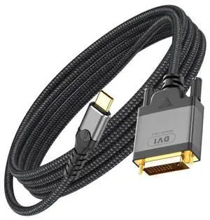 Ecocleanpath 4K 30Hz USB-C to HDMI Adapter Cable, Fast Video Output for Laptop Tablet Phone (Black)