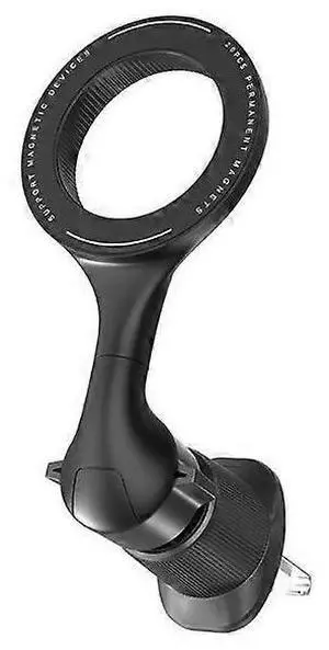 Ecocleanpath Magnetic Air Vent Phone Holder for iPhone 15/14/13/12 Pro | 20-Powerful Magnets, 1080° Adjustable (Black)