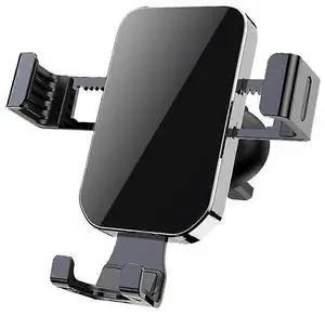 Ecocleanpath Universal Car Vent Phone Mount - Secure 360° Holder for iPhone & Smartphones (Black)