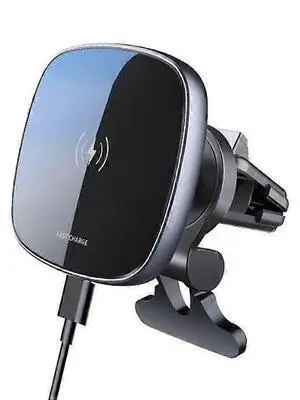 Ecocleanpath 15W Magnetic Wireless Car Charger & Vent Mount for iPhone 13/12 Series, Black