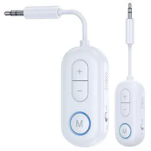 Ecocleanpath Bluetooth 5.4 Transmitter & Receiver 2-in-1 - 14H Playtime, Dual Device Pairing for TV/Car/Headphones Ecocleanpath Bluetooth 5.4 Transmitter & Receiver 2-in-1 - 14H Playtime, Dual Device Pairing for TV/Car/Headphones