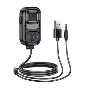 Ecocleanpath Bluetooth 5.1 Car Receiver, 2-in-1 RX/TX Noise Cancelling AUX Adapter with Siri Support (Black) Ecocleanpath Bluetooth 5.1 Car Receiver, 2-in-1 RX/TX Noise Cancelling AUX Adapter with Siri Support (Black)