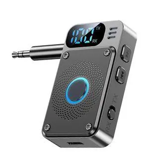 Ecocleanpath Bluetooth 5.4 Transmitter & Receiver Adapter, 2-in-1 AUX for Car/TV/Airplane, 14H Battery, Noise Cancelling Mic Ecocleanpath Bluetooth 5.4 Transmitter & Receiver Adapter, 2-in-1 AUX for Car/TV/Airplane, 14H Battery, Noise Cancelling Mic