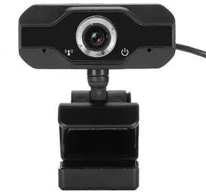 Ecocleanpath 1080P HD USB Webcam with Microphone for Live Streaming, Online Classes & Video Calls (Black)