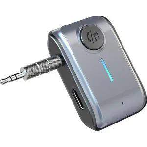 Ecocleanpath AUX Bluetooth 5.3 Car Adapter with CVC8.0 Noise Cancellation, Hi-Fi Music & Hands-Free Calls (Gray) Ecocleanpath AUX Bluetooth 5.3 Car Adapter with CVC8.0 Noise Cancellation, Hi-Fi Music & Hands-Free Calls (Gray)