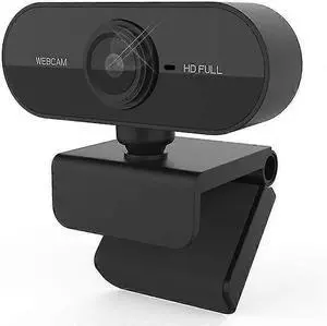 Ecocleanpath U011105 Full HD 1080P Webcam with Noise-Canceling Mic & Auto Light Correction