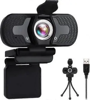 Ecocleanpath YLX1105 1080P Webcam with Microphone, Plug & Play USB Web Camera for Video Calls & Streaming