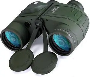 Ecocleanpath Military Binoculars with Compass & Rangefinder | 10x50 HD, IPX7 Waterproof for Hunting & Outdoor