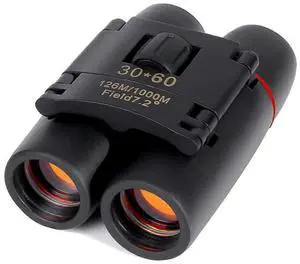 Ecocleanpath 30x60 Compact Folding Binoculars, HD Portable for Bird Watching, Camping & Travel (Black) Ecocleanpath 30x60 Compact Folding Binoculars, HD Portable for Bird Watching, Camping & Travel (Black)