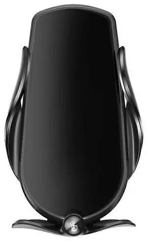 Ecocleanpath 15W Auto Clamping Wireless Car Charger Mount, Magnetic Phone Holder for iPhone & Android (Black)