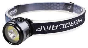 Ecocleanpath Rechargeable LED Headlamp with Magnetic Base & Clip, Super Bright 7-Mode Waterproof Head Torch for Camping (Black)