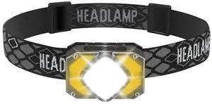 Ecocleanpath 1000 Lumens Rechargeable Headlamp with USB-C, 6 Modes & Sensor, IP65 Waterproof for Running, Hiking Ecocleanpath 1000 Lumens Rechargeable Headlamp with USB-C, 6 Modes & Sensor, IP65 Waterproof for Running, Hiking