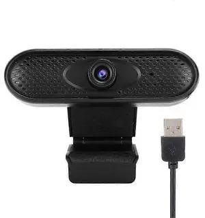 Ecocleanpath HD Webcam for PC & Laptop, Plug & Play USB Camera for Live Streaming & Webcasts (Black)