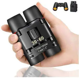 Ecocleanpath 12x30 Mini Folding Binoculars, Ultra Wide Angle Pocket Binoculars for Bird Watching & Travel (Black) Ecocleanpath 12x30 Mini Folding Binoculars, Ultra Wide Angle Pocket Binoculars for Bird Watching & Travel (Black)