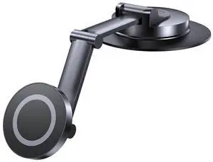 Ecocleanpath Universal Magnetic Car Phone Mount for MagSafe & All Phones, 360° Rotatable Zinc Alloy Arm, Super Stable Dashboard Holder