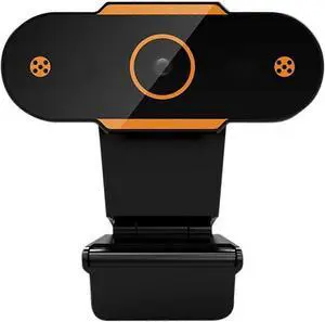 Ecocleanpath 1080p HD Streaming Webcam for Gaming & PC - Wide Angle, Universal Plug & Play, Adjustable Clip (Black)