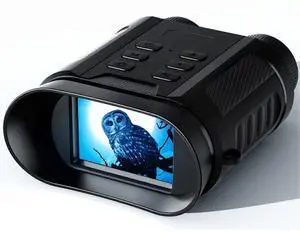 Ecocleanpath 2K HD Night Vision Goggles with 8X Zoom, 5W IR for Hunting & Outdoor Use (Black)