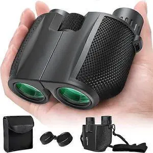 Ecocleanpath Aurosports 10x25 Compact Binoculars, Low Light Vision & Easy Focus for Bird Watching, Travel (Black) Ecocleanpath Aurosports 10x25 Compact Binoculars, Low Light Vision & Easy Focus for Bird Watching, Travel (Black)