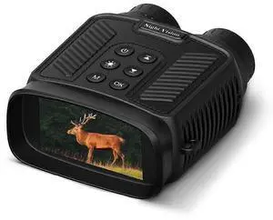 Ecocleanpath NOVA 4K Night Vision Goggles for Adults, 7 IR Levels, 3" HD Screen, 1000ft Range (Black)