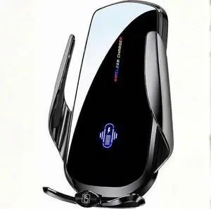 Ecocleanpath Infrared Sensor Car Phone Holder - 360° Rotation Auto Locking Vent Mount (Black)