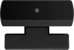 Ecocleanpath 1080P HD Webcam with Light Correction & Noise-Canceling Mic for PC Video Calls & Streaming (Black)