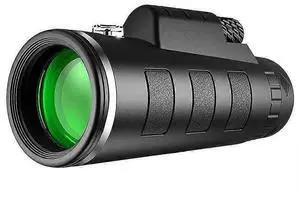 Ecocleanpath 40X60 Monocular Telescope with Phone Adapter & Tripod, BAK4 Prism for Bird Watching, Hunting, Sports