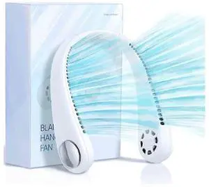Ecocleanpath Chonus FS_zzh_0615_35 Portable Neck Fan, 360° Cooling, 3-Speed, 8H Battery, Ultra-Quiet 31dB