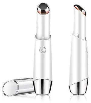 Ecocleanpath Heated Eye Massager Wand 40, Rechargeable Blue & Red Light Therapy for Dark Circles, Puffiness & Anti-Aging (White) Ecocleanpath Heated Eye Massager Wand 40, Rechargeable Blue & Red Light Therapy for Dark Circles, Puffiness & Anti-Aging (White)