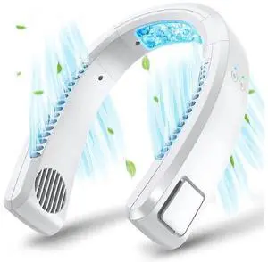 Ecocleanpath Chonus FS_zzh_0615_26 Portable Neck Fan - 3D Airflow, 18H Cooling, Hands-Free Wearable AC