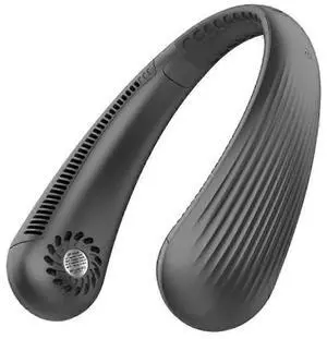 Ecocleanpath Chonus FS_zzh_0615_32 Portable Neck Fan, 3-Speed USB Rechargeable Hands-Free Wearable Cooler