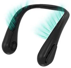 Ecocleanpath Chonus FS_zzh_0615_12 Bladeless Neck Fan, 21H Battery, 4 Speeds, USB-C, Hands-Free Cooling Ecocleanpath Chonus FS_zzh_0615_12 Bladeless Neck Fan, 21H Battery, 4 Speeds, USB-C, Hands-Free Cooling