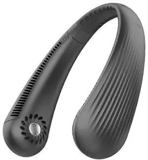 Ecocleanpath Chonus FS_zzh_0622_12 Portable Neck Fan, Hands-Free Bladeless Cooling with 8H Battery & 3 Speeds