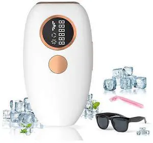 Ecocleanpath At-Home IPL Hair Removal Device for Women & Men - Painless Permanent Hair Removal for Face, Body, Bikini Line