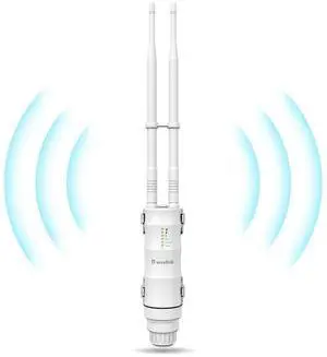 Ecocleanpath AC600 Outdoor WiFi Access Point & Extender, Dual Band 2.4G+5G Weatherproof Router with PoE Ecocleanpath AC600 Outdoor WiFi Access Point & Extender, Dual Band 2.4G+5G Weatherproof Router with PoE