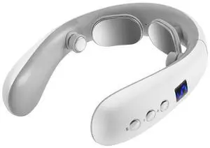 Ecocleanpath Smart Neck Massager with Heat & Electric Pulse - 4 Modes, 15 Levels, Portable Pain Relief - White Ecocleanpath Smart Neck Massager with Heat & Electric Pulse - 4 Modes, 15 Levels, Portable Pain Relief - White