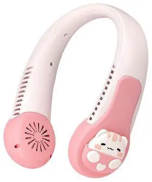 Ecocleanpath Pink Portable Fan, 3-Speed Adjustable, Super Strong Wind & Long-Lasting Battery for Home/Office/Travel Ecocleanpath Pink Portable Fan, 3-Speed Adjustable, Super Strong Wind & Long-Lasting Battery for Home/Office/Travel