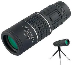Ecocleanpath 30x52 High Power Monocular Telescope with Phone Adapter, Compact for Hiking, Bird Watching & Travel