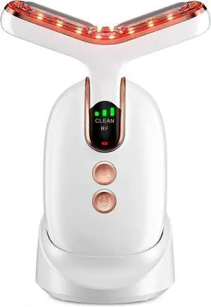 Ecocleanpath Rechargeable Face & Neck Massager, 3 Modes & 3 Intensities for Lifting & Sculpting, Home Skincare Device