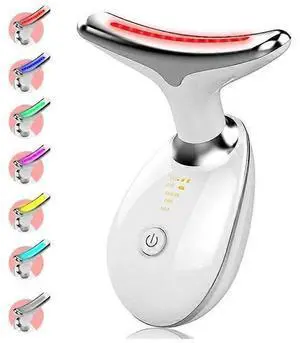 Ecocleanpath White 7-Color Skin Rejuvenation Device for Face & Neck - Anti-Aging & Jawline Tightening